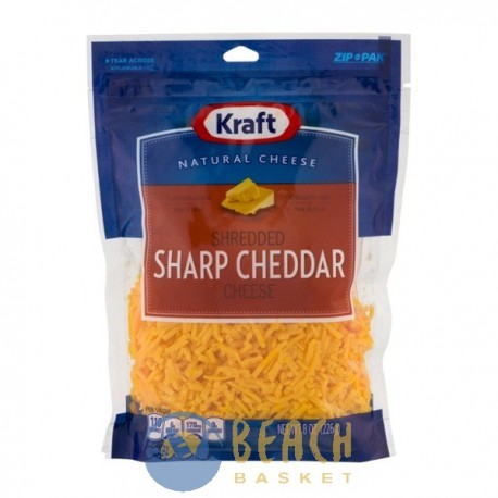 Kraft Natural Cheese Sharp Cheddar Shredded
