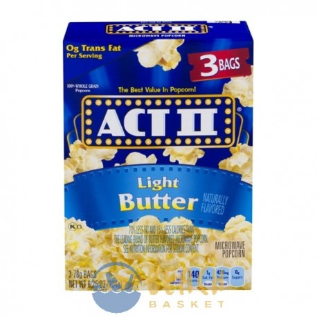 ACT II Microwave Popcorn Light Butter - 3 CT
