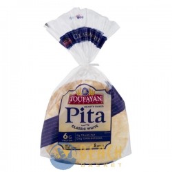 Toufayan Bakeries Pita Classic WHEAT- 6 CT (not white as pictured)