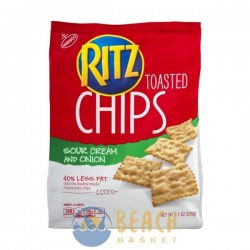 Nabisco Ritz Toasted Chips Sour Cream And Onion