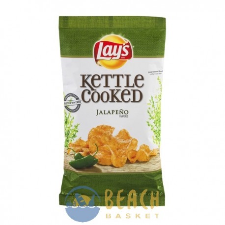 Lay's Kettle Cooked Potato Chips Jalapeno