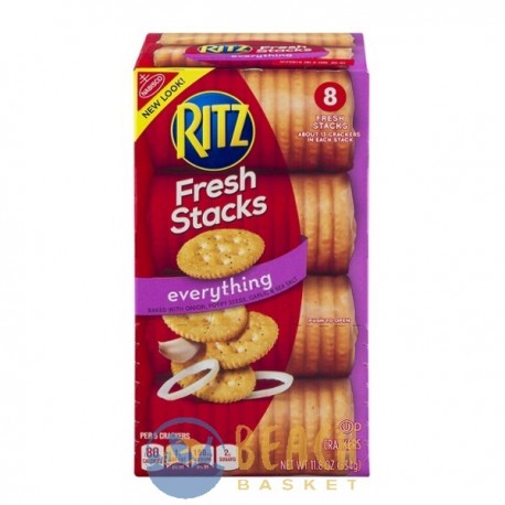 Nabisco Ritz Crackers Everything Fresh Stacks - 8 CT