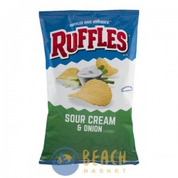 Ruffles Potato Chips Sour Cream & Onion