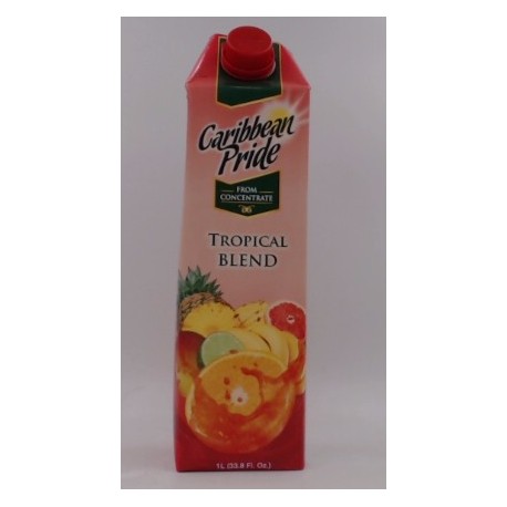 CARIBBEAN PRIDE FRUIT PUNCH JUICE TROPICAL BLEND 1L