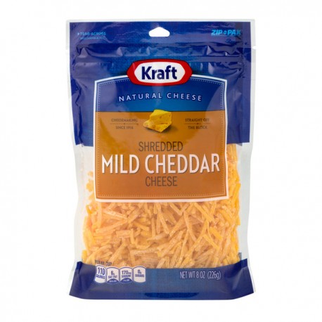 Kraft Natural Cheese Shredded Mild Cheddar