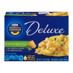 Kraft Deluxe Macaroni & Cheese Cheddar Broccoli