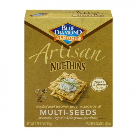 Blue Diamond Almonds Artisan Nut-Thins Multi-Seeds